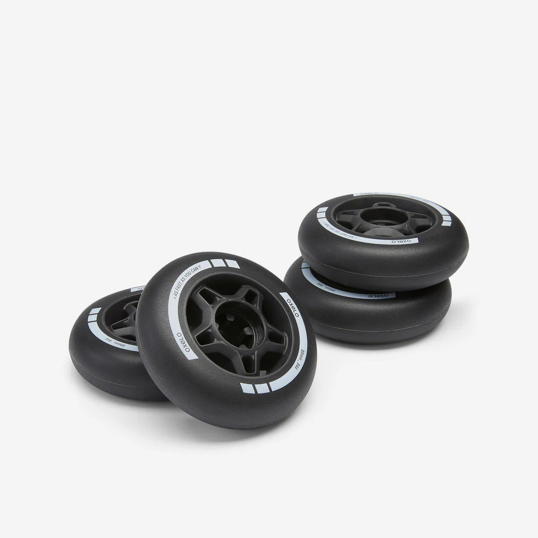 4 Ruedas Patines Oxelo Fitness FIT 80 mm 84A - Image 2