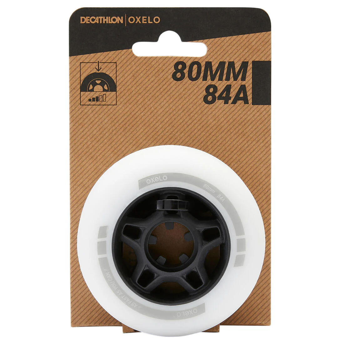 4 Ruedas Patines Oxelo Fitness FIT 80 mm 84A - Image 3