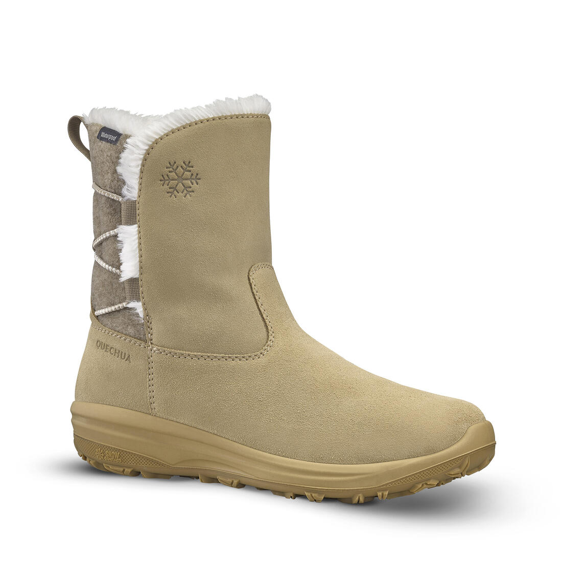 Botas de nieve y apreski impermeables de piel Mujer Quechua SH500 - Image 7