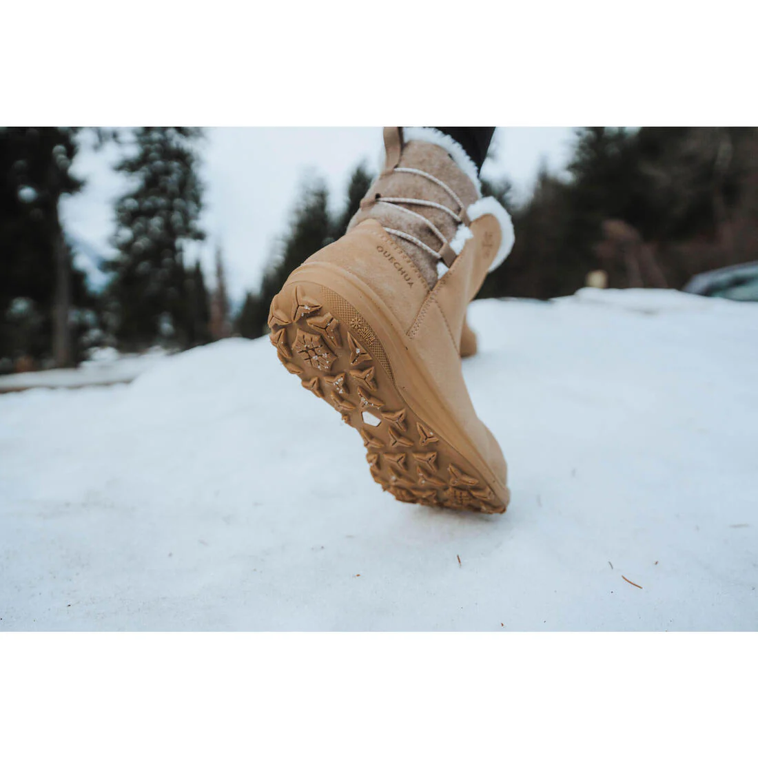Botas de nieve y apreski impermeables de piel Mujer Quechua SH500 - Image 8