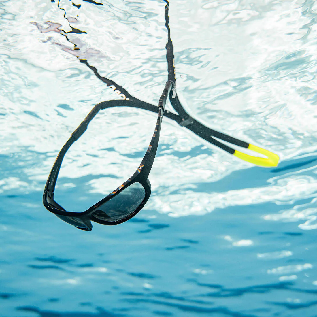 Cordón flotante gafas de sol Adulto negro amarillo - Image 10