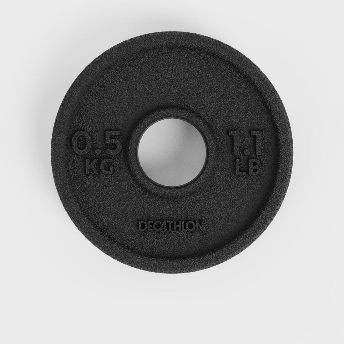 Disco Musculación 28 mm Hierro Reciclado 80 % 0,5 kg
