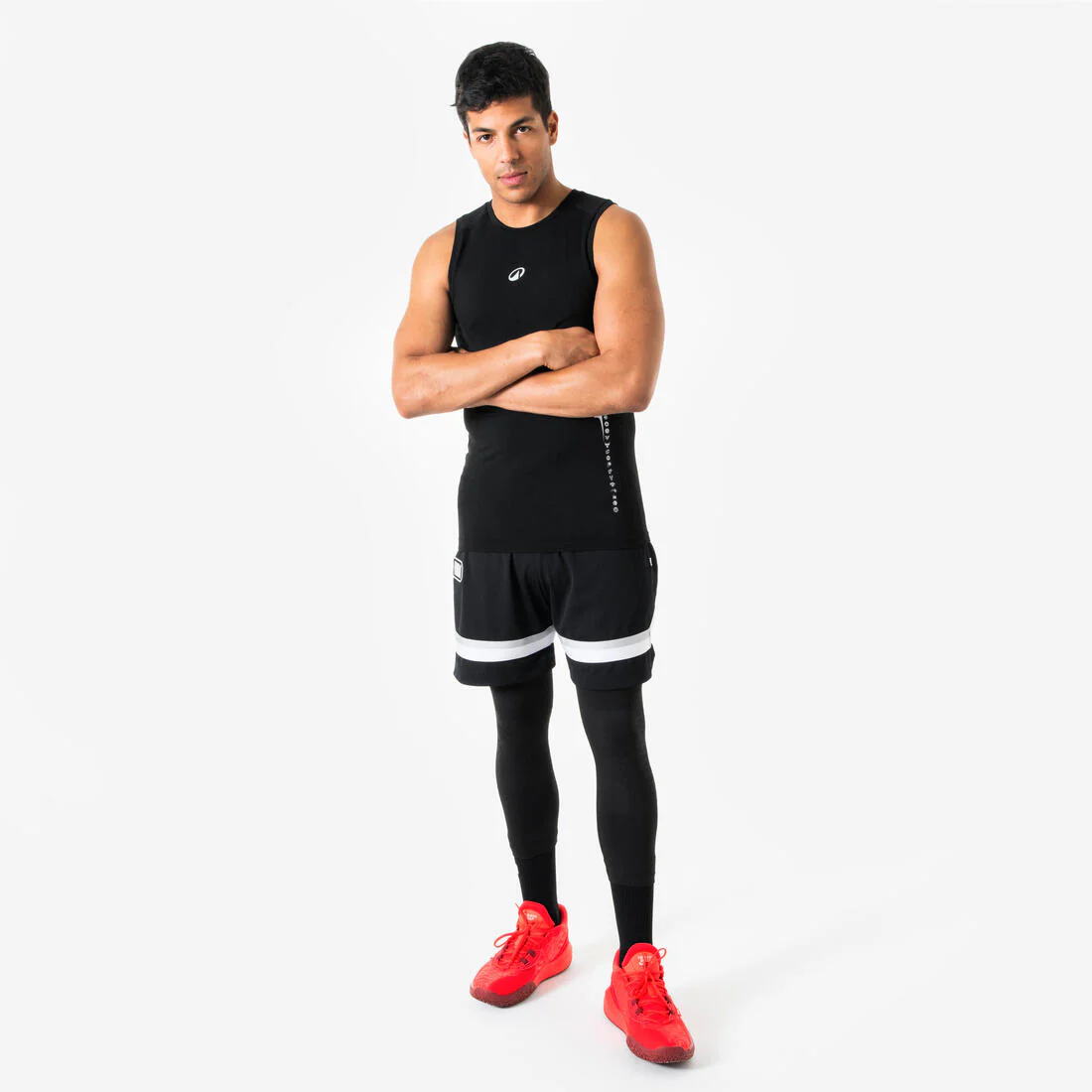 Leggings de baloncesto 3/4 NBA hombre - TIGHT 900 negro - Image 6