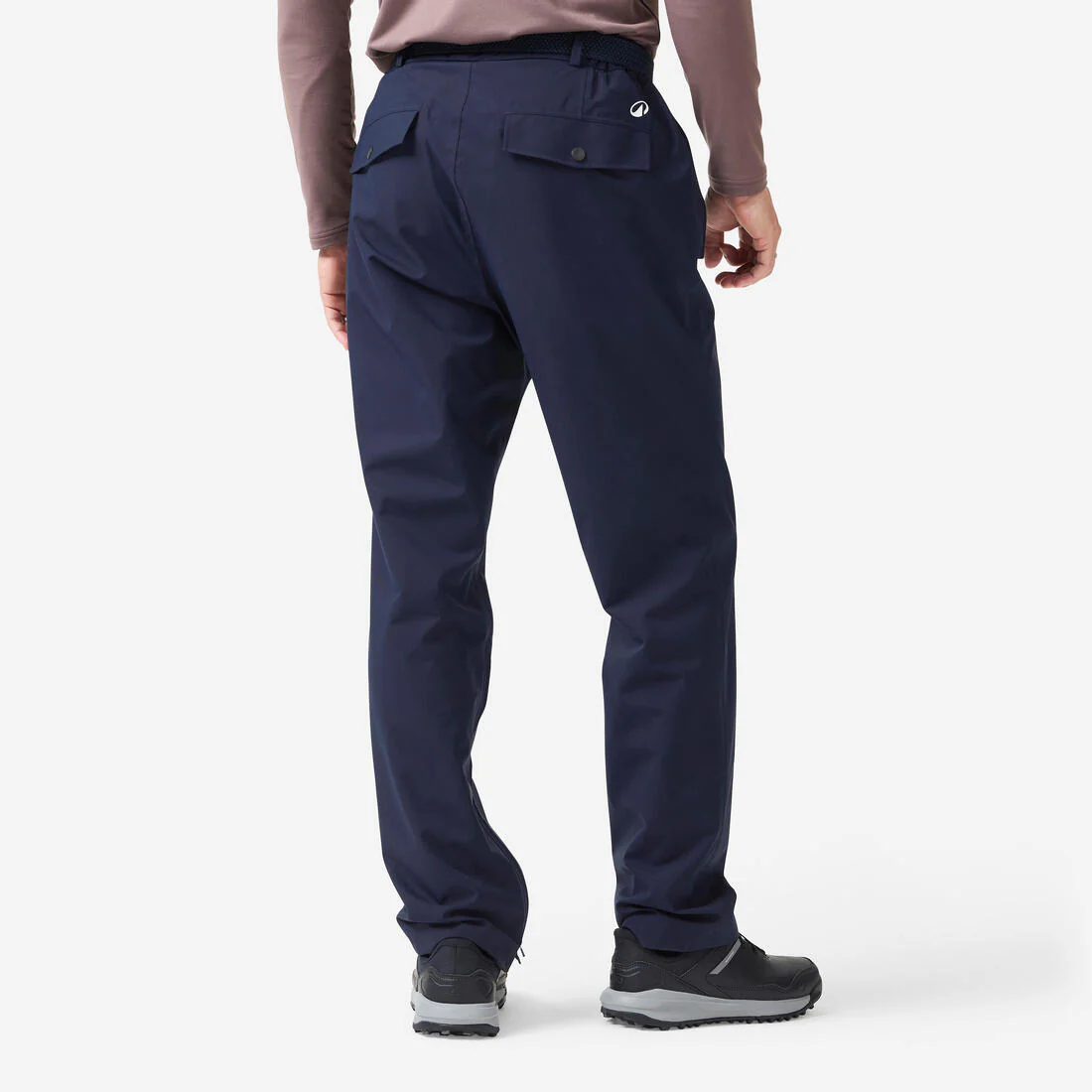 Pantalón de lluvia de golf impermeable Hombre, RW500 azul marino - Image 4