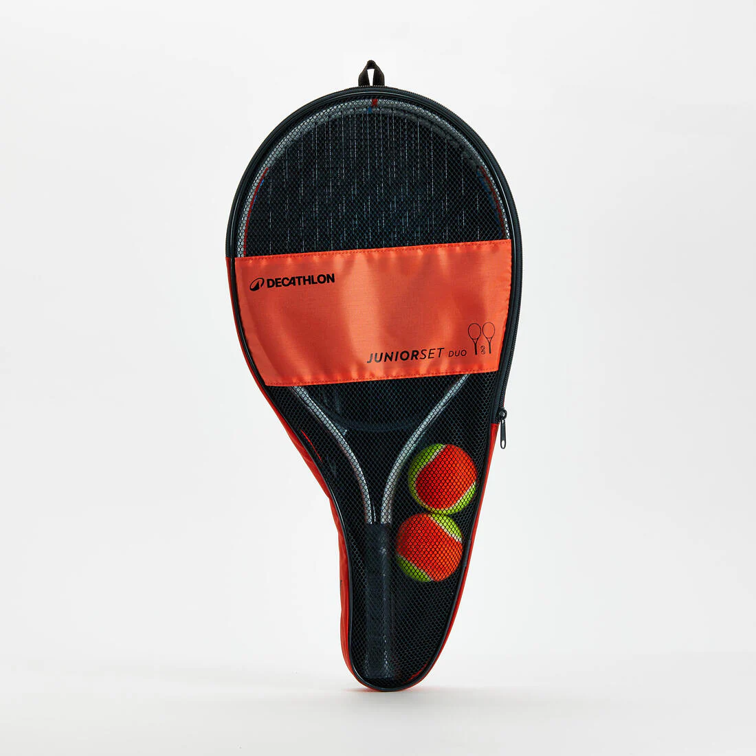 Set de 2 raquetas de tenis niño Essential jr 21"  2 pelotas 1 funda - Image 2