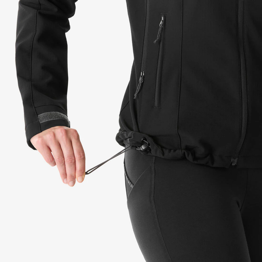 Softshell de montaña y trekking perlante cortavientos Mujer Forclaz MT500 - Image 11